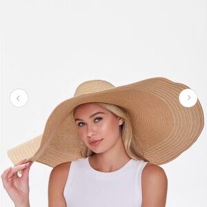 Forever 21 Tan Wide-Brimmed Sun Hat